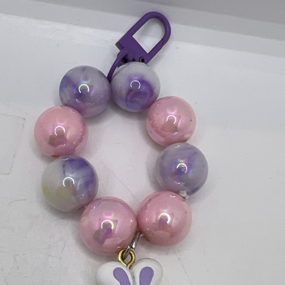 Handmade Cartoon Rabbit‎ Colorful Keychain Backpack Charms - Picture 3 of 6